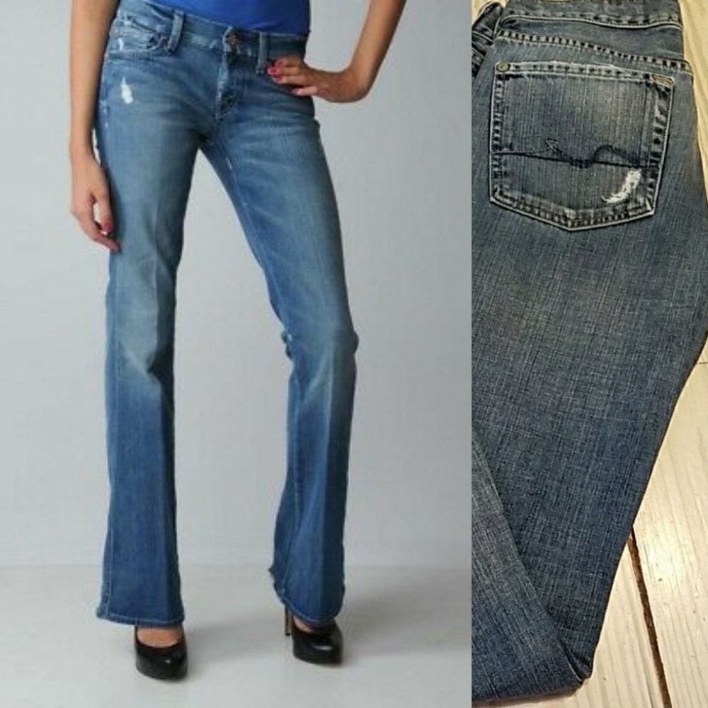 7 for all man kind packet distressed jeans…